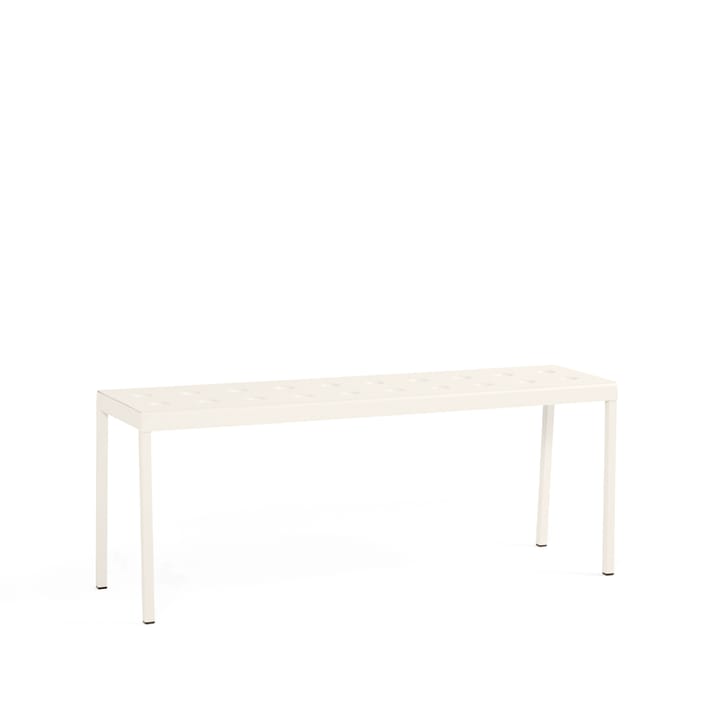 Balcony bank - chalk beige, 119,5 cm - HAY