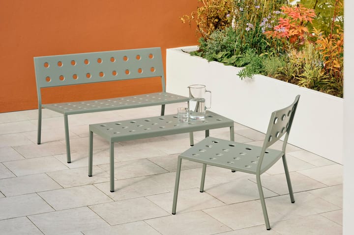 Balcony Lounge bank 113,5x69 cm, Desert green HAY
