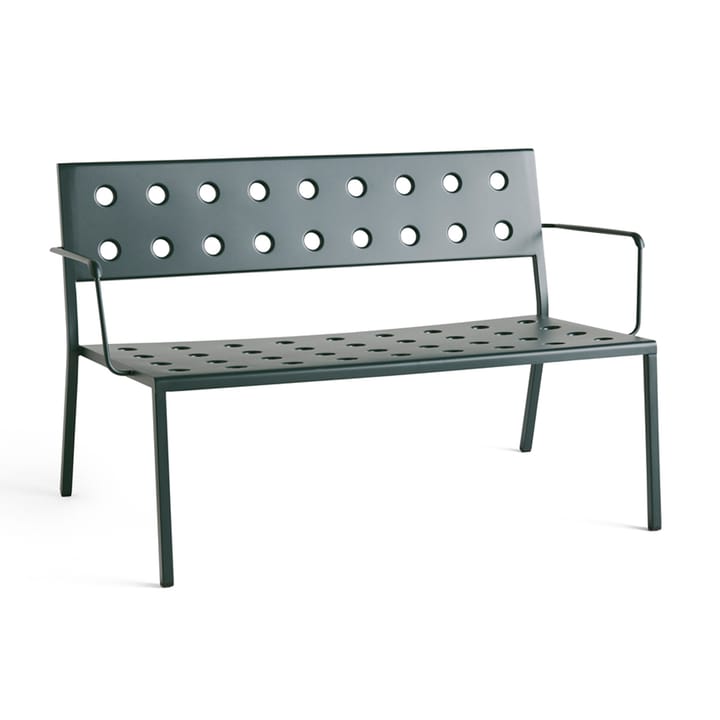 Balcony Lounge bank met armleuningen 121,5x69 cm - Dark forest - HAY