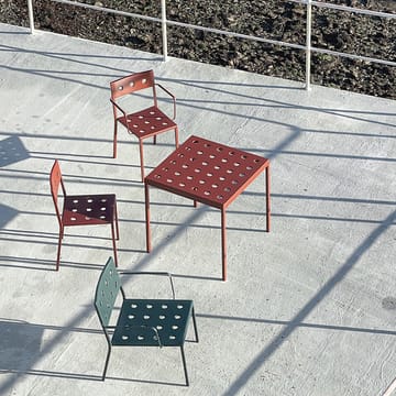 Balcony lounge stoel - iron red - HAY