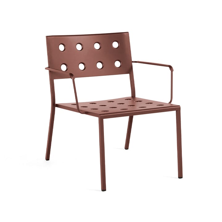 Balcony loungefauteuil - iron red - HAY