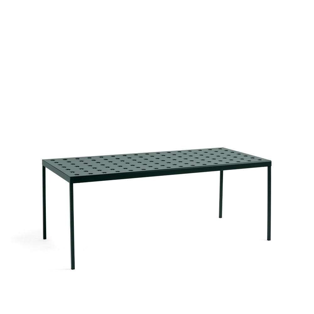 HAY Balcony tafel dark forest, 190 cm | Scandinavisch Interieur | Tuintafels | Groen