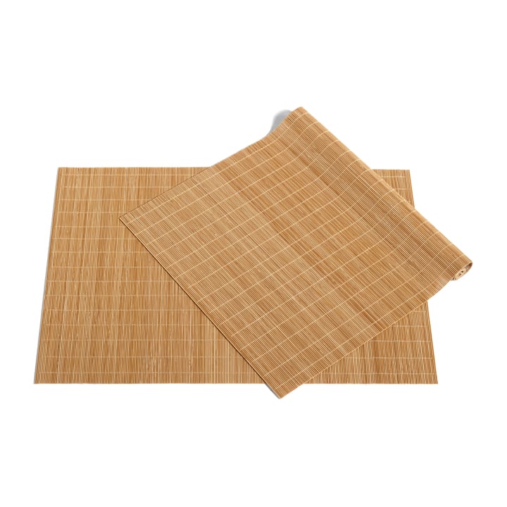 Bamboo placemat 31x44 cm 2-pack - Natuurkleur - HAY