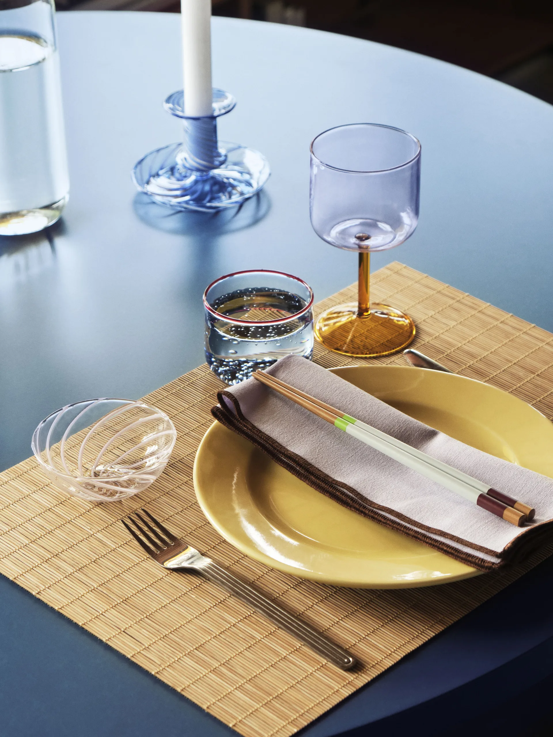 Bamboo placemat 31x44 cm 2-pack, Natuurkleur HAY