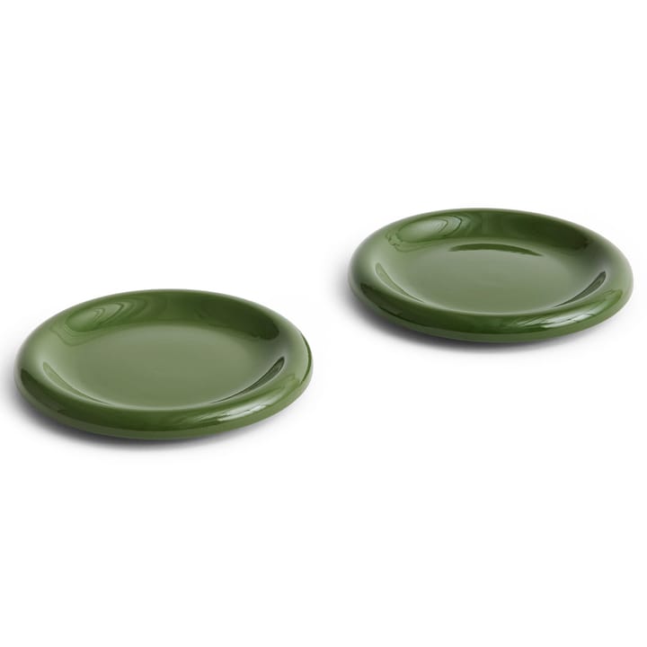 Barro bord Ø18 cm 2-pack - Green - HAY