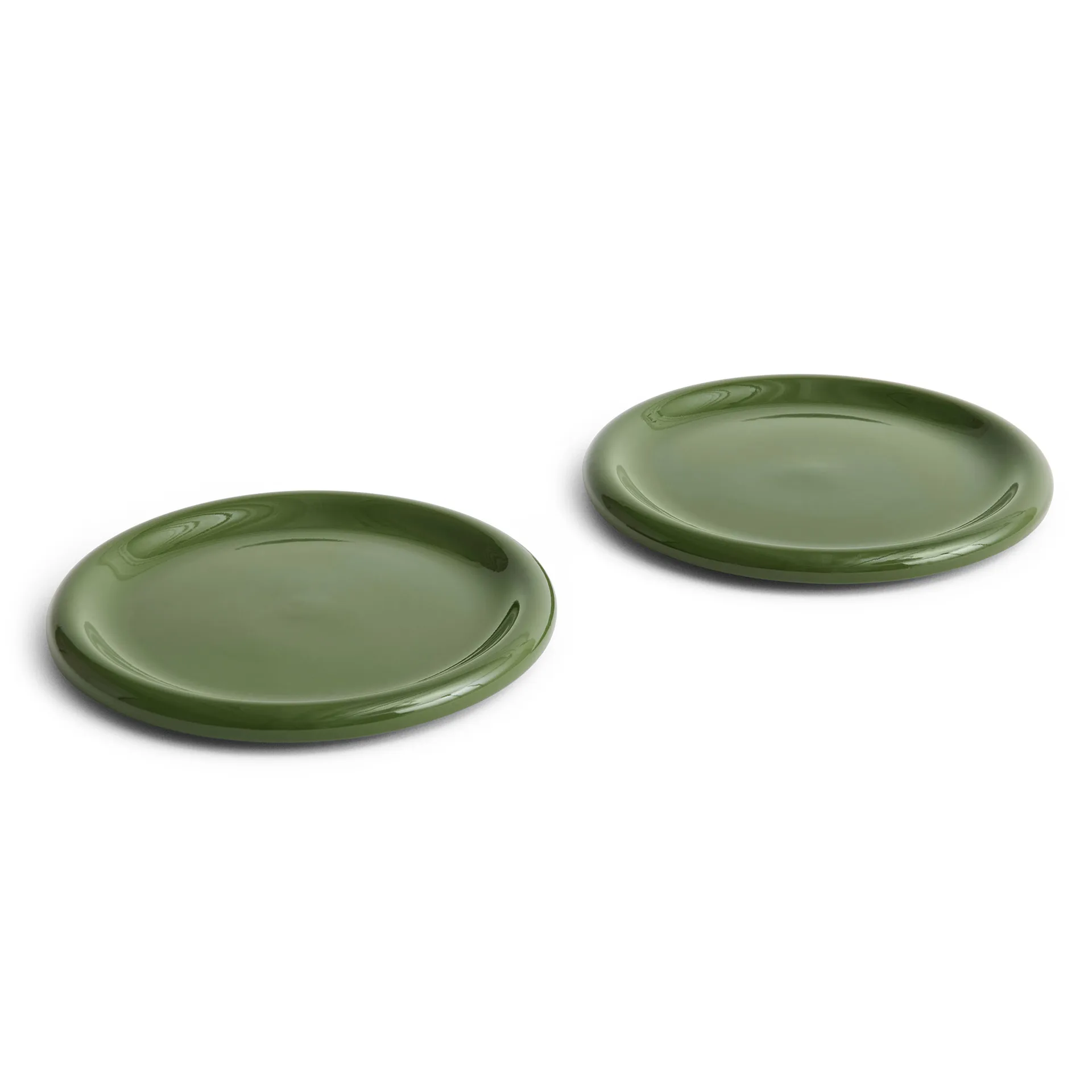 Barro bord Ø24 cm 2-pack, Green HAY