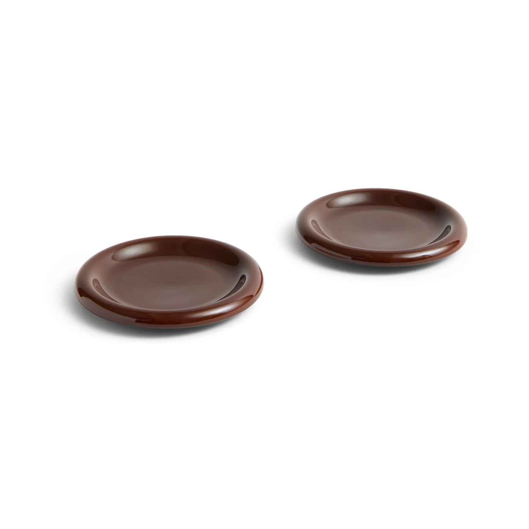 Barro bord, Burgundy, Ø18 cm, 2-pack HAY
