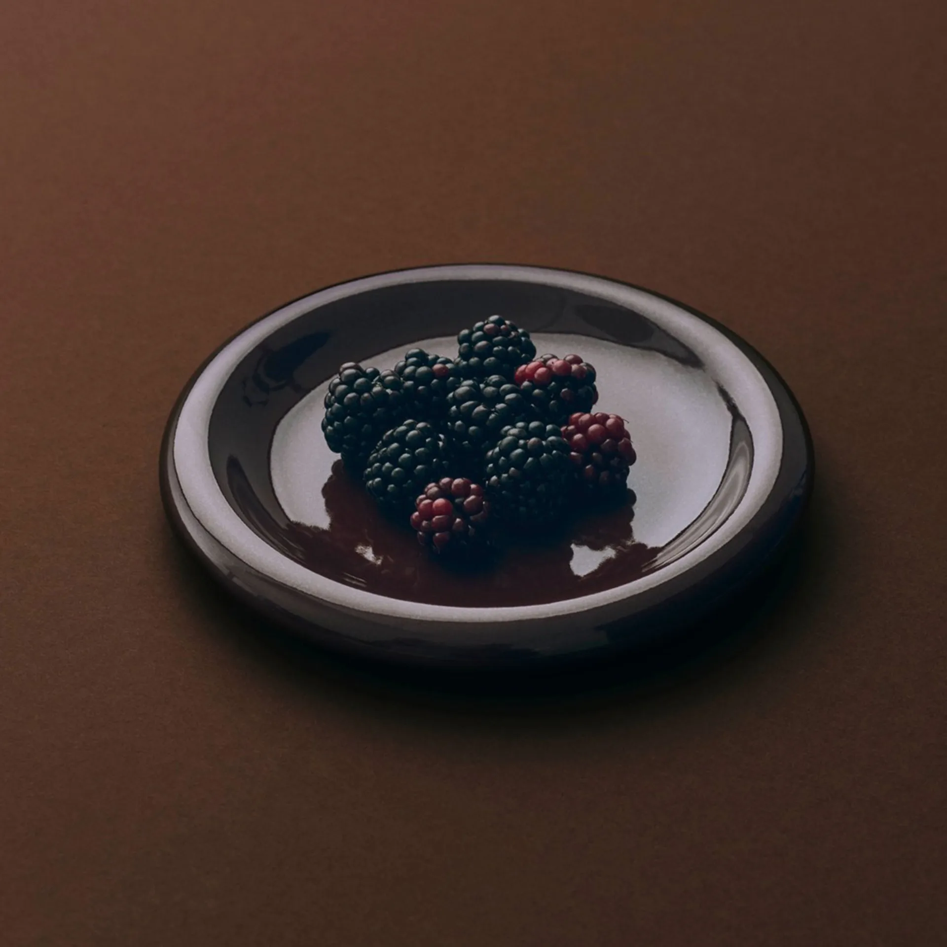 Barro bord, Burgundy, Ø18 cm, 2-pack HAY