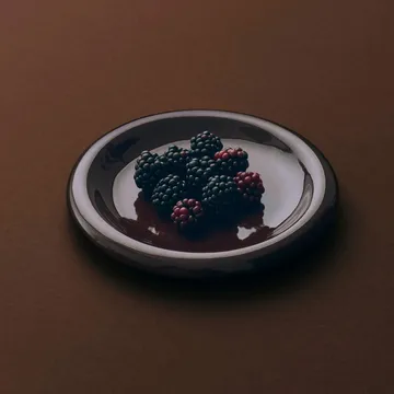 Barro bord - Burgundy, Ø18 cm, 2-pack - HAY