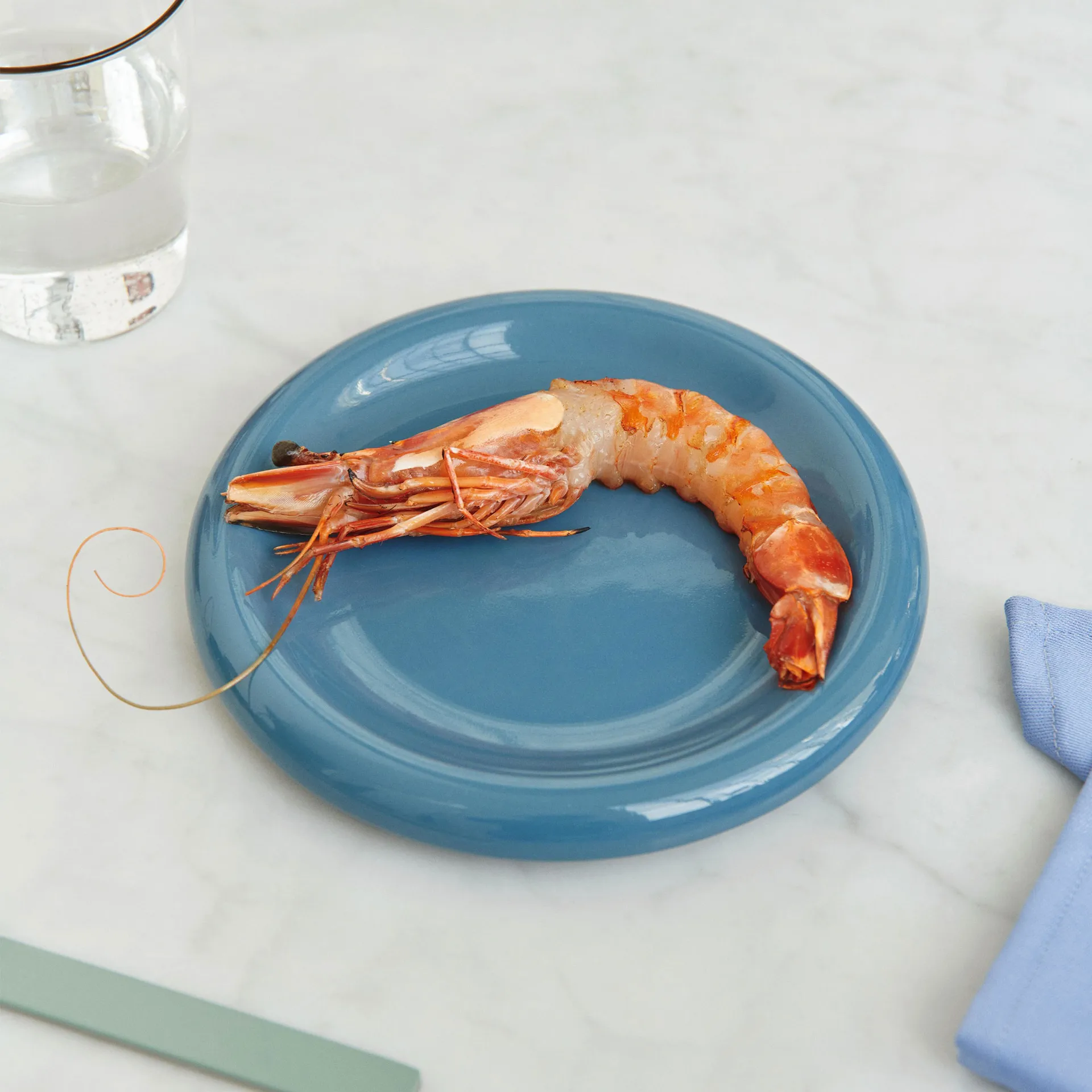 Barro bord, Dark blue, Ø24 cm 2-pack HAY