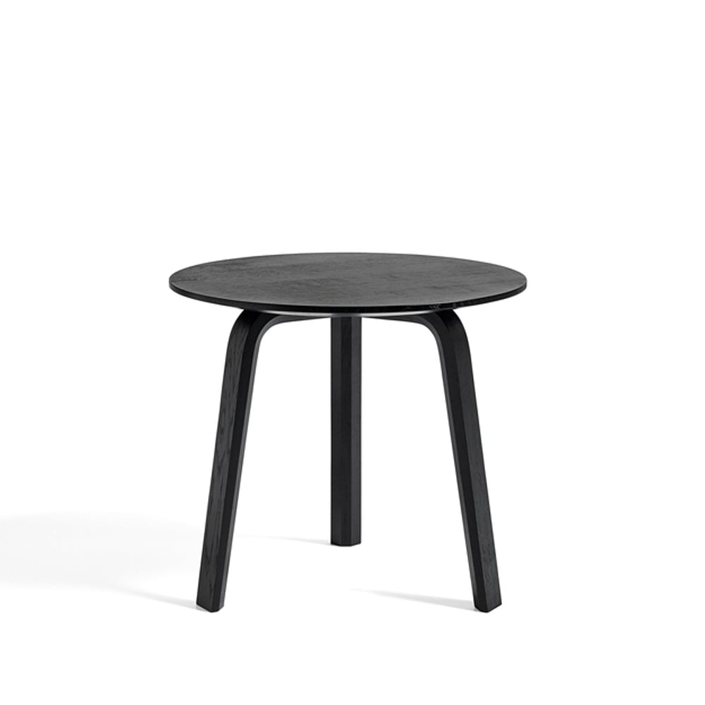 HAY Bella salontafel Black oak, o45x39 cm | Scandinavisch Interieur | Salontafels | Zwart