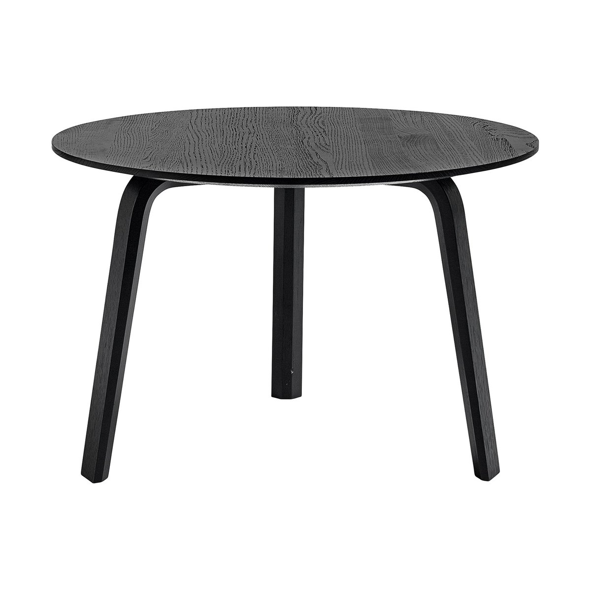 HAY Bella salontafel Black oak, o60x39 cm | Scandinavisch Interieur | Salontafels | Zwart