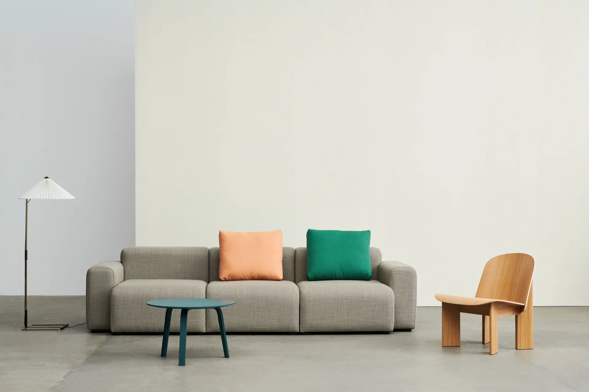 Bella salontafel, Brunswick green oak, Ø60x39 cm HAY