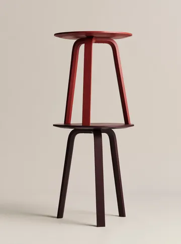 Bella salontafel - Donker bordeaux, Ø45x49 cm - HAY