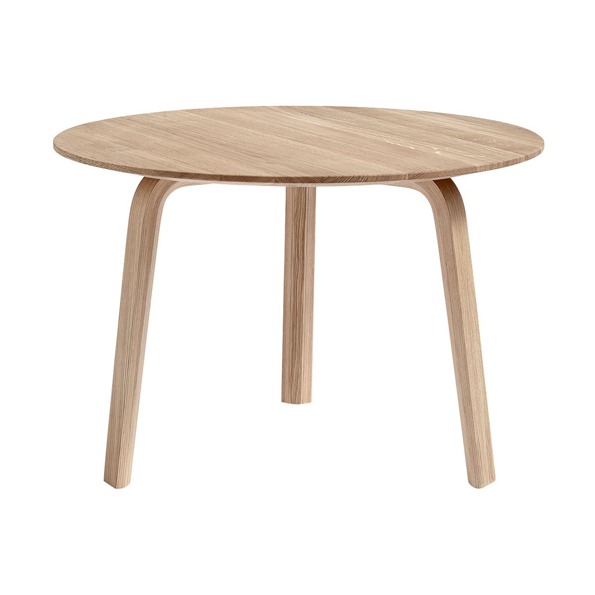 HAY Bella salontafel Lacquered oak, o60x39 cm | Scandinavisch Interieur | Salontafels | Bruin