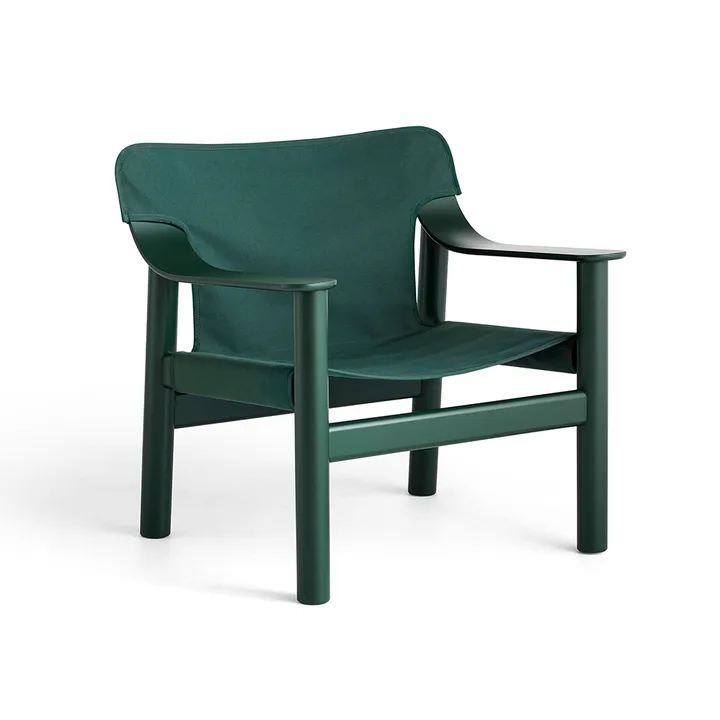 Bernard fauteuil - Canvas green–hunter beuken onderstel - HAY