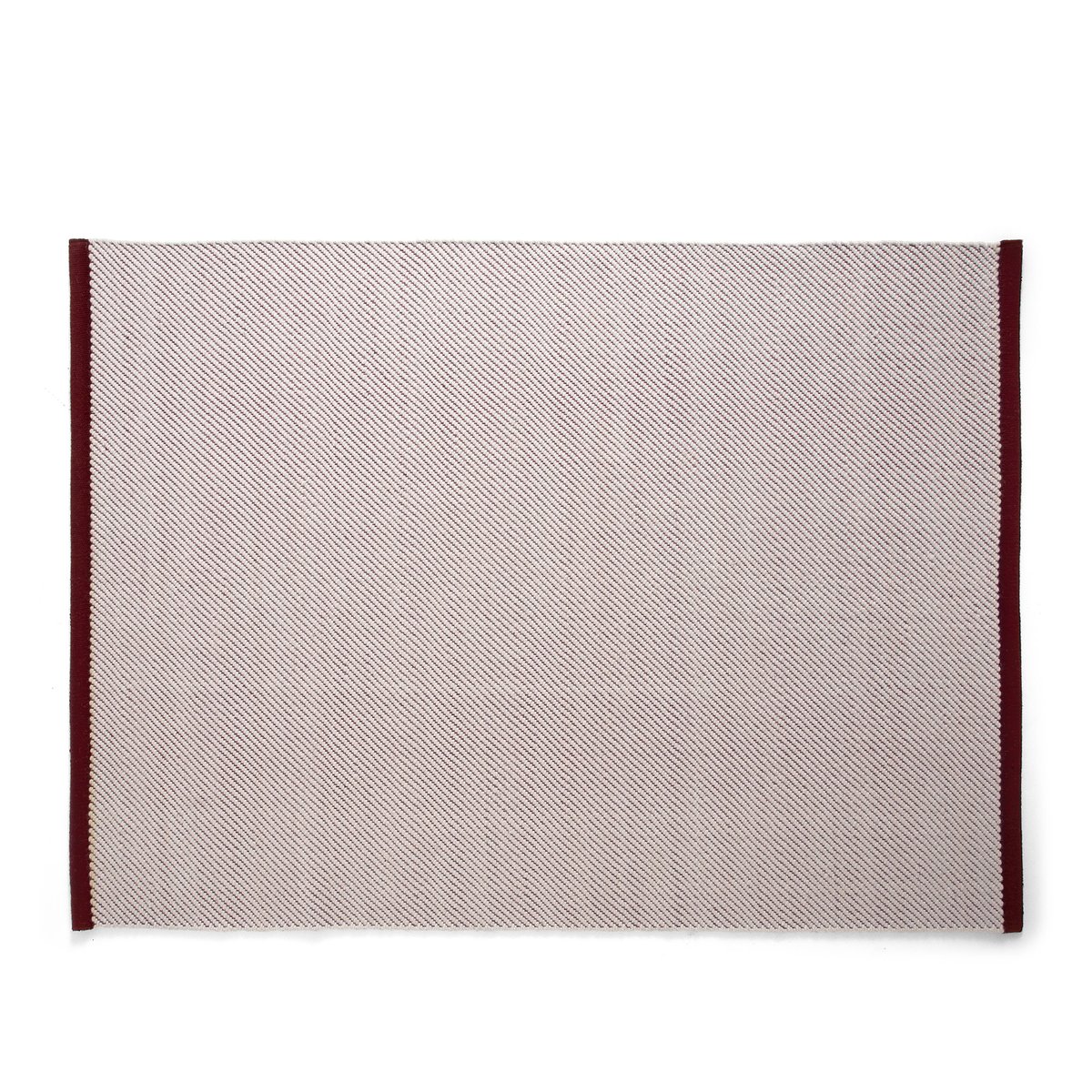 HAY Bias vloerkleed 140x200 cm Cherry tint | Scandinavisch Interieur | Wollen vloerkleden | Rood