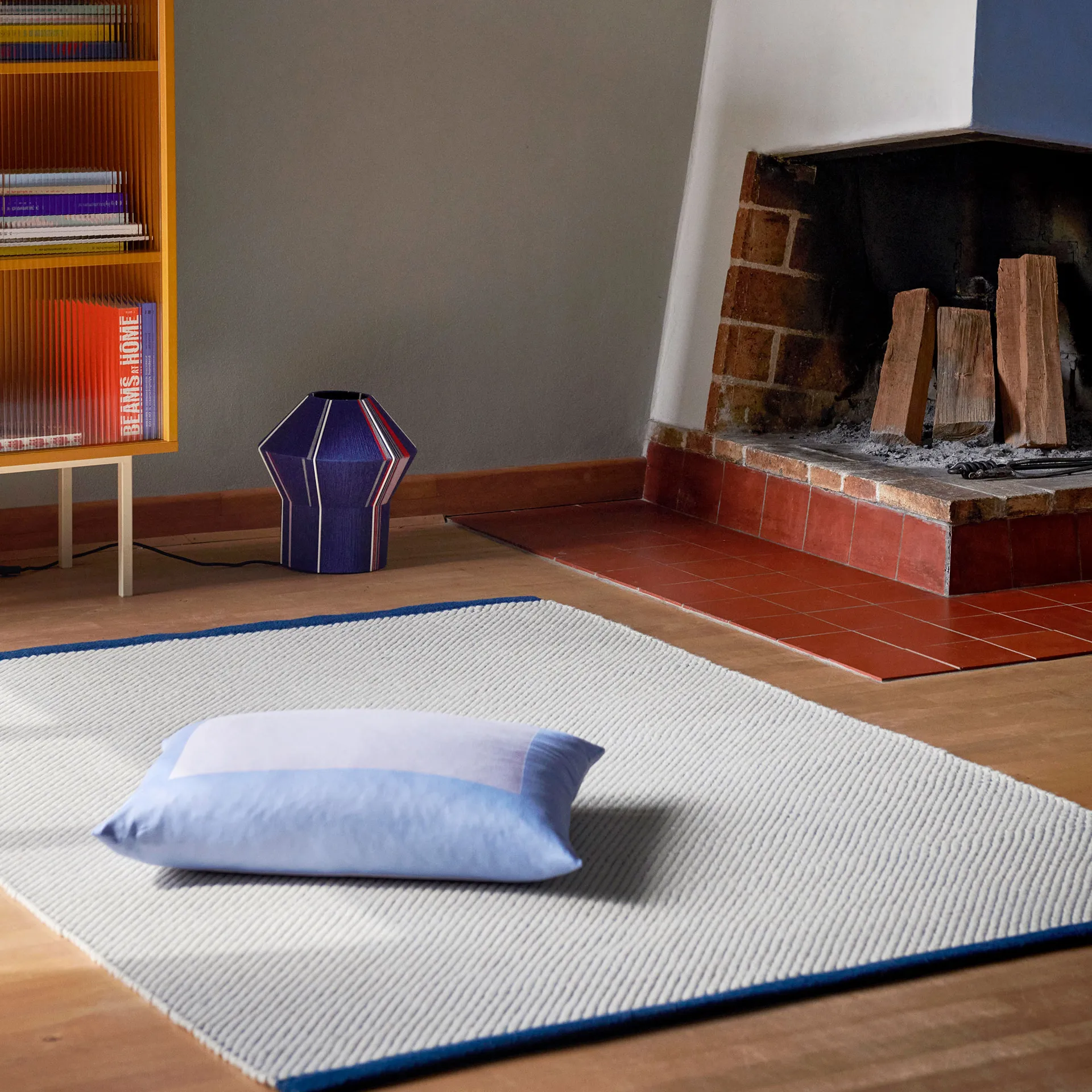 Bias vloerkleed 140x200 cm, Ocean tint HAY