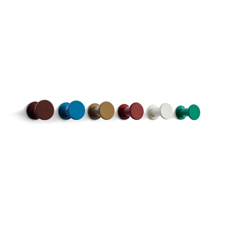 Bolt haak 2-pack Ø2,8 cm, Dark brown HAY