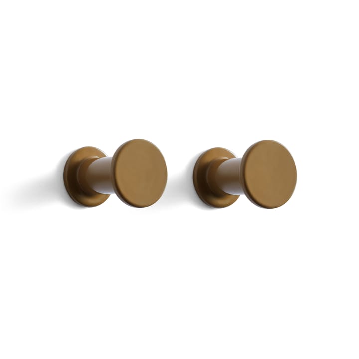 Bolt haak 2-pack Ø2,8 cm - Light brown - HAY