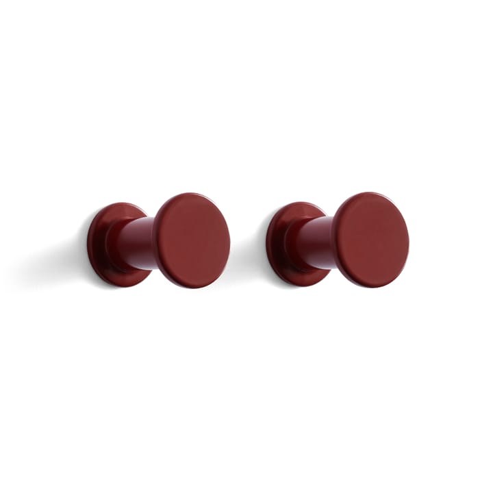 Bolt haak 2-pack Ø2,8 cm - Red - HAY