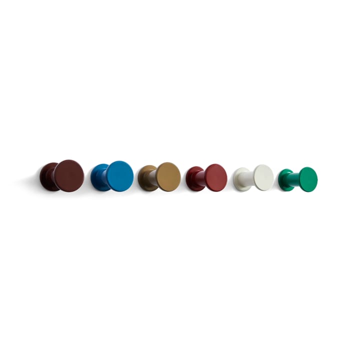 Bolt haak 2-pack Ø2,8 cm, Red HAY