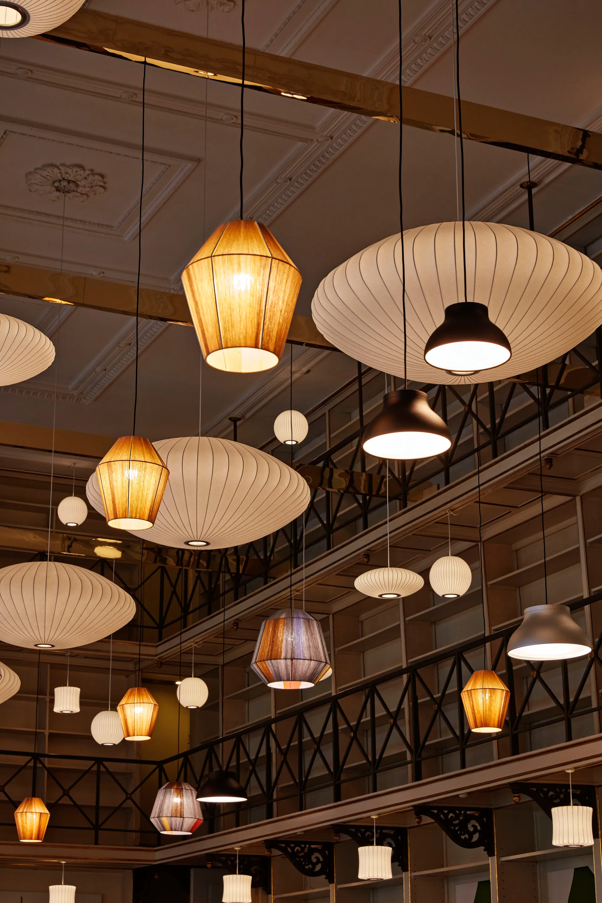 Bonbon Shade lampenkap Ø32 cm, Yellow melange HAY