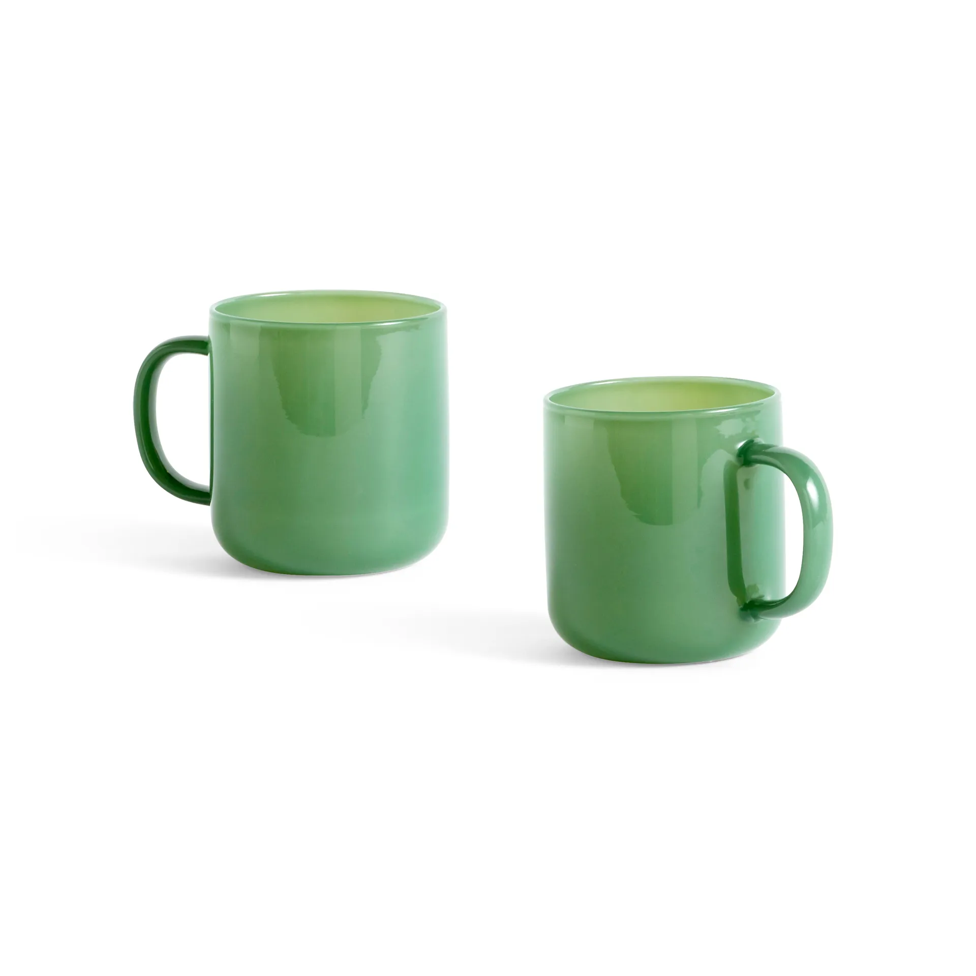 Borosilicate mok 30 cl 2-pack, Jade green HAY