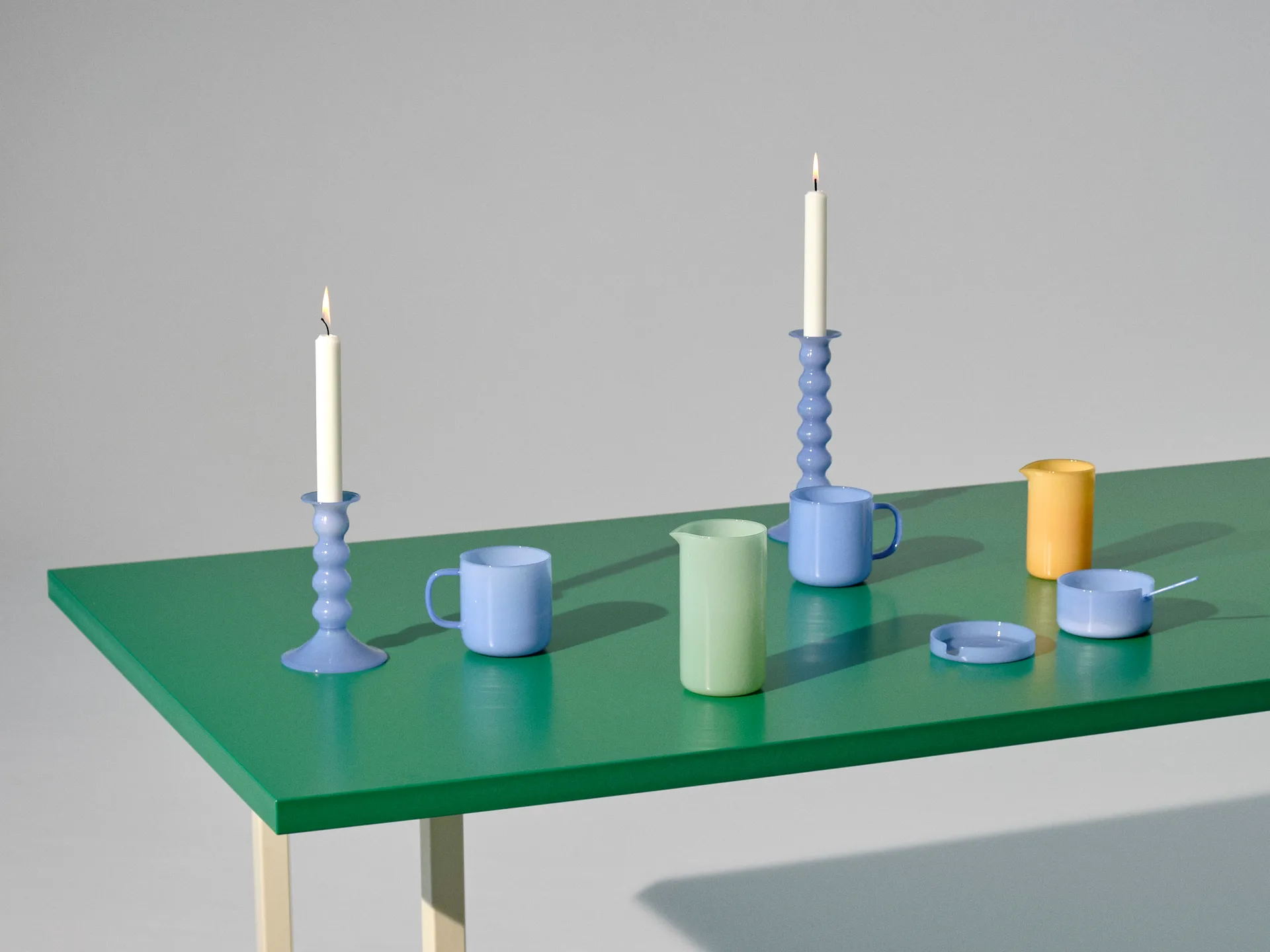 Borosilicate mok 30 cl 2-pack, Jade light blue HAY