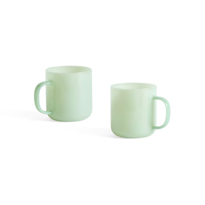 Borosilicate mok 30 cl 2-pack, Jade light green HAY