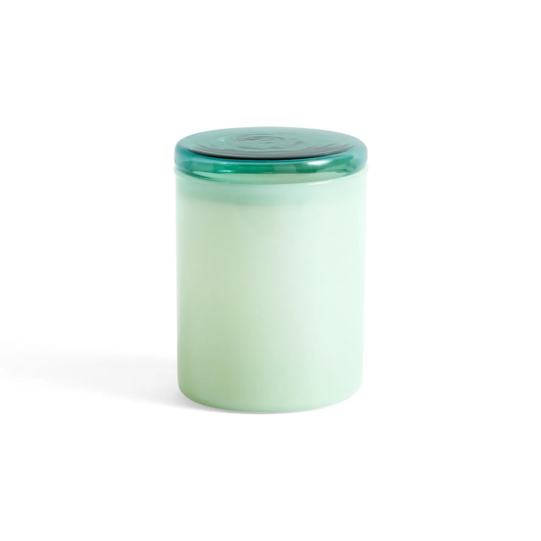Borosilicate opbergpot glas S 35 cl, Jade green HAY