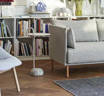 Bowler bijzettafel - Beige-granite - HAY