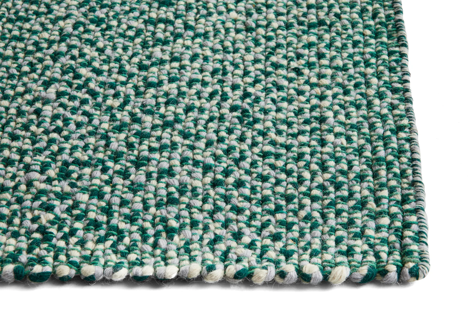 Braided vloerkleed 140x200 cm, Green HAY