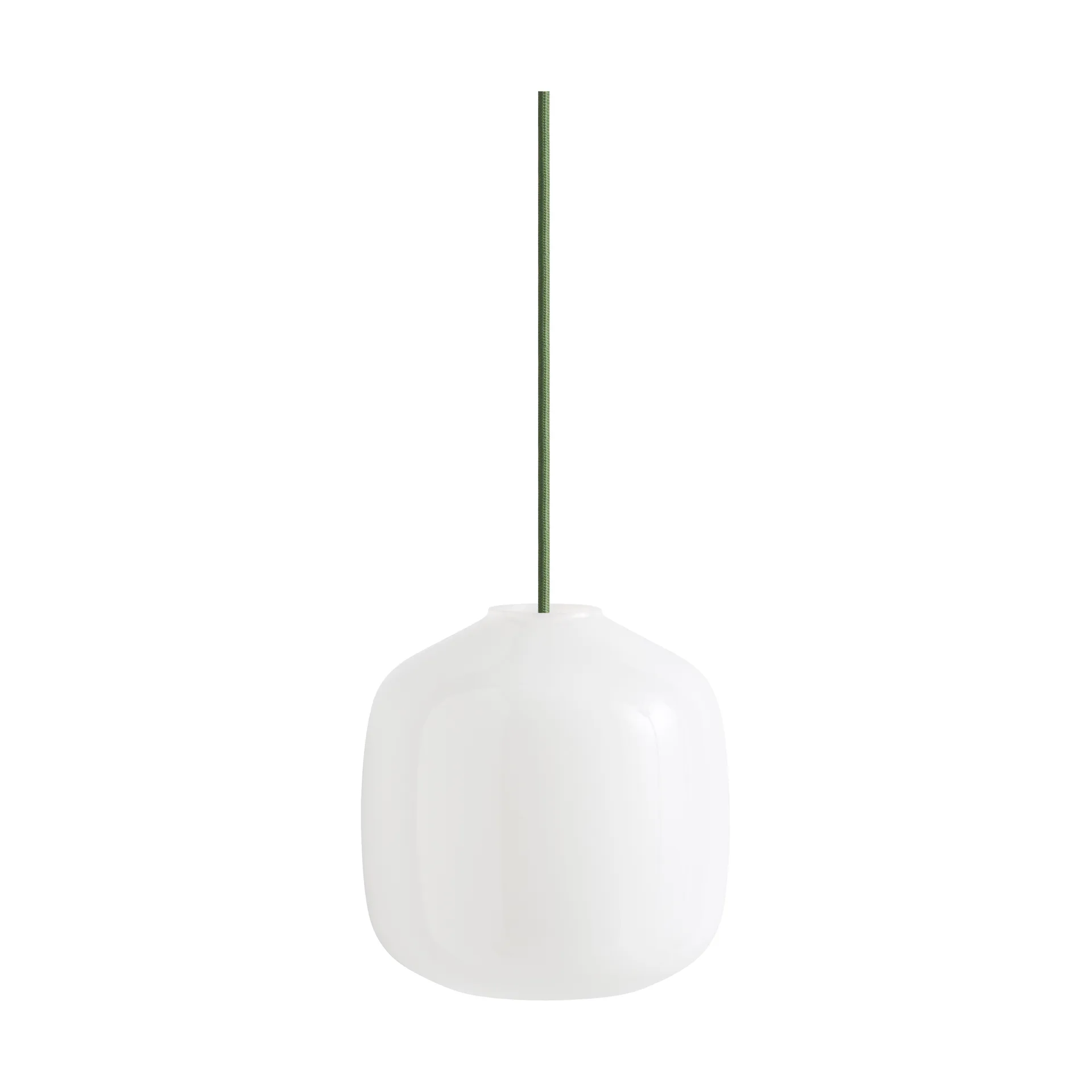Buoy hanglamp Ø20 cm, Opal glass-garden green HAY