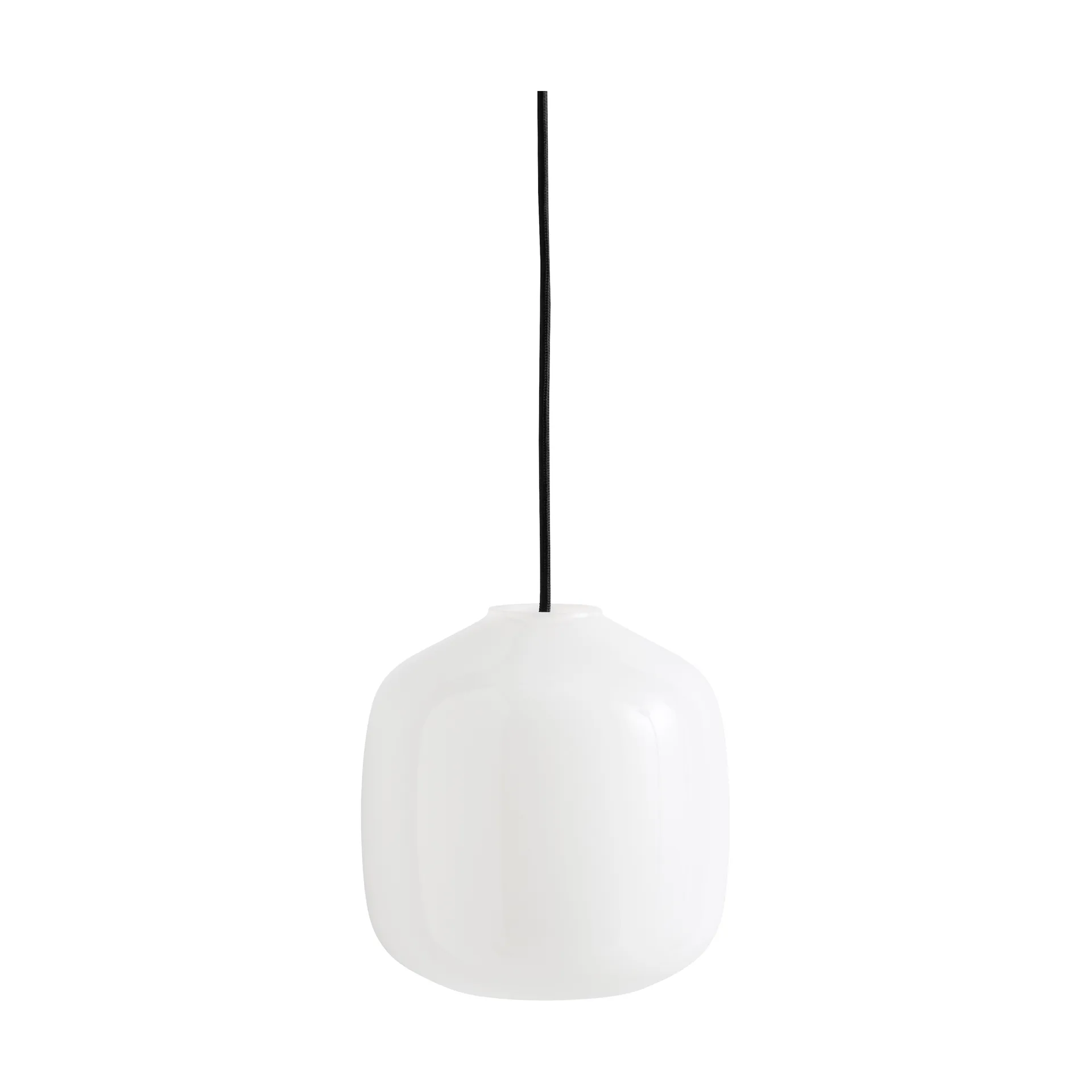 Buoy hanglamp Ø20 cm, Opal glass-soft black HAY