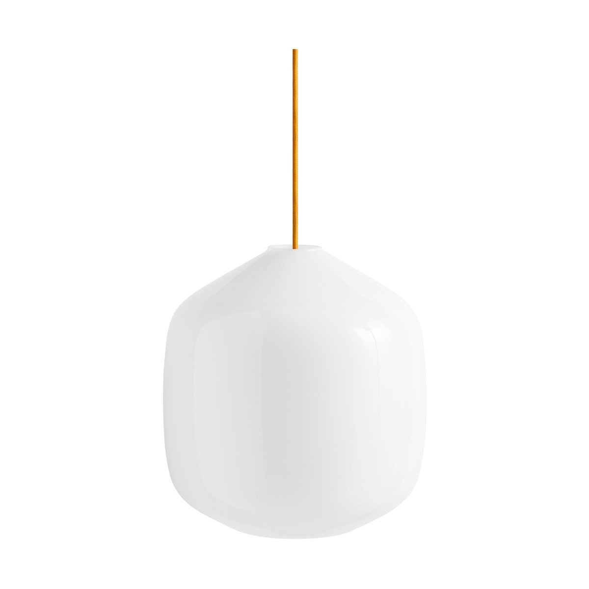 HAY Buoy hanglamp o30 cm Opal glass-amber yellow | Scandinavisch Interieur | Hanglampen | Wit
