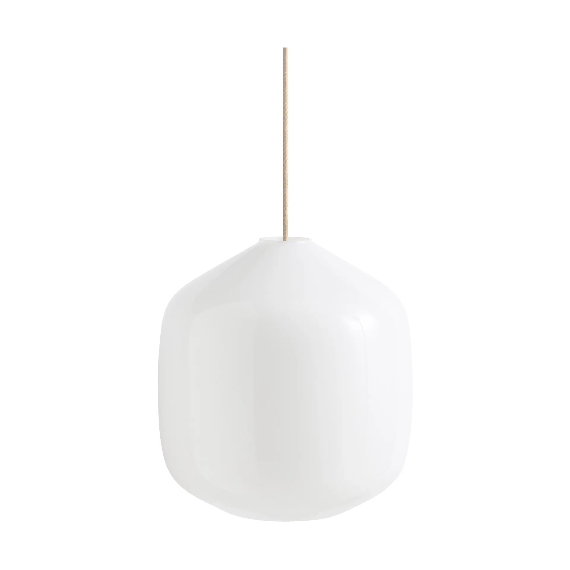 Buoy hanglamp Ø30 cm, Opal glass-beton grey HAY