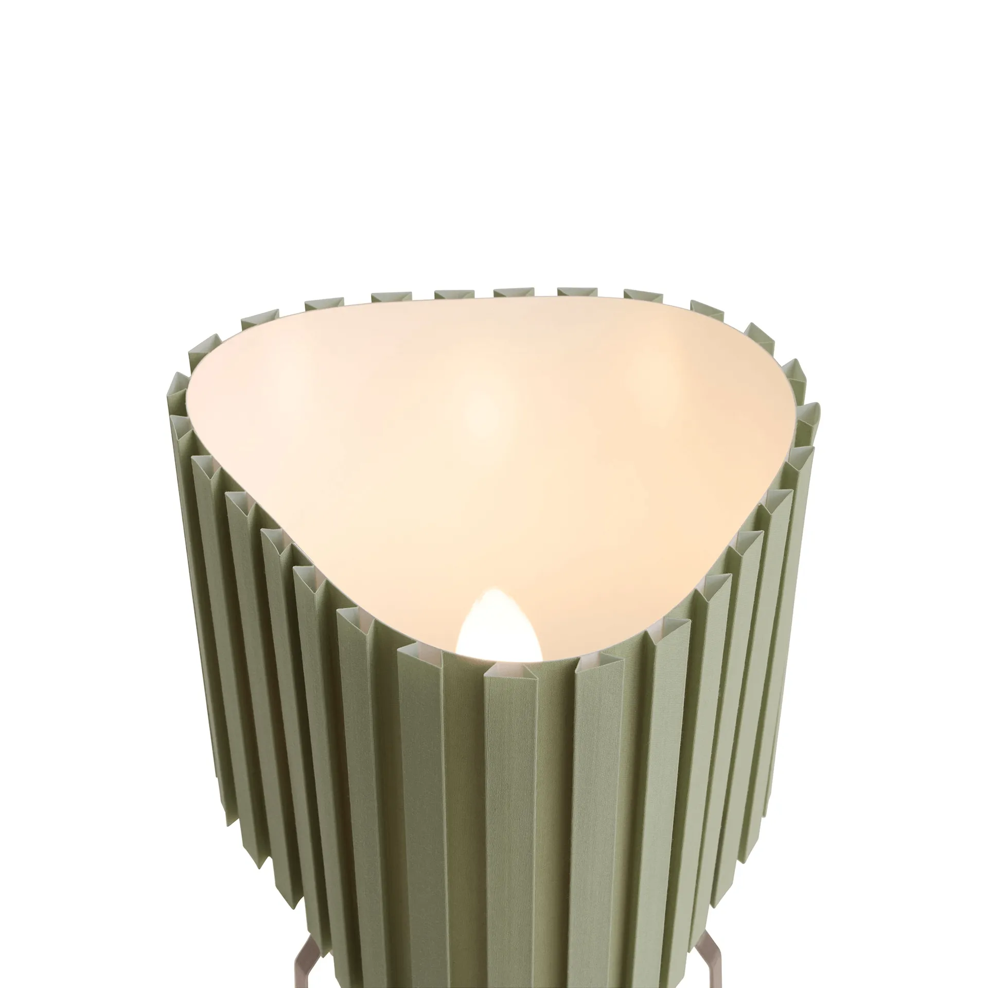 Canelé tafellamp, Almond green HAY