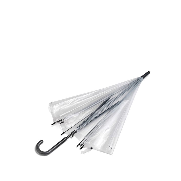 Canopy paraplu, clear, zwart aluminium handvat HAY