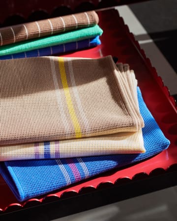 Canteen keukenhanddoek 52x80 cm - Beige/yellow​ - HAY