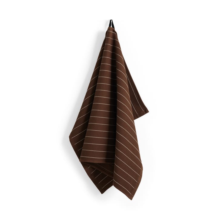 Canteen keukenhanddoek 52x80 cm - Chocolate pinstripe - HAY
