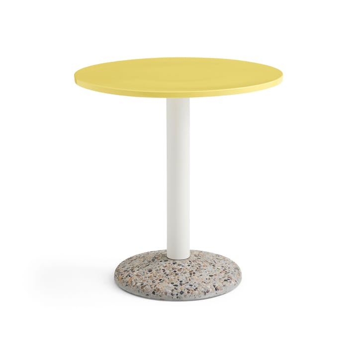 Ceramic Table tafel Ø70 cm - Bright yellow - HAY