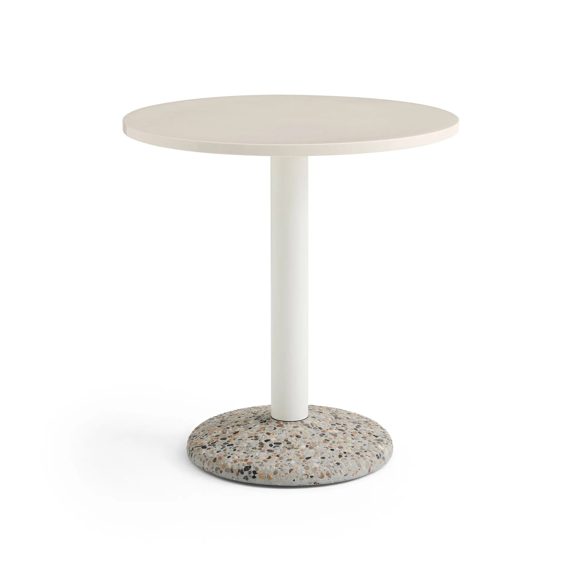 Ceramic Table tafel Ø70 cm, Warm white HAY