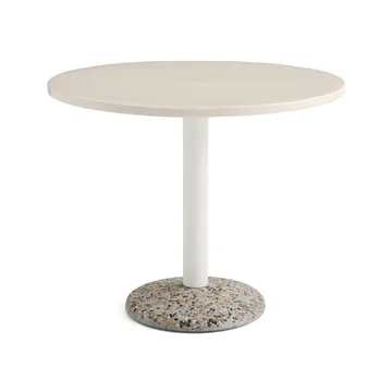 Ceramic Table tafel Ø90 cm - Warm white - HAY