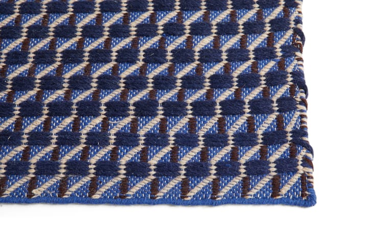 Channel vloerkleed, Blauw-wit 140x200 cm HAY