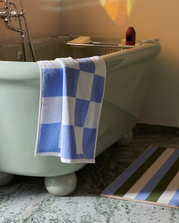 Check badmat 50x90 cm - Sky blue - HAY