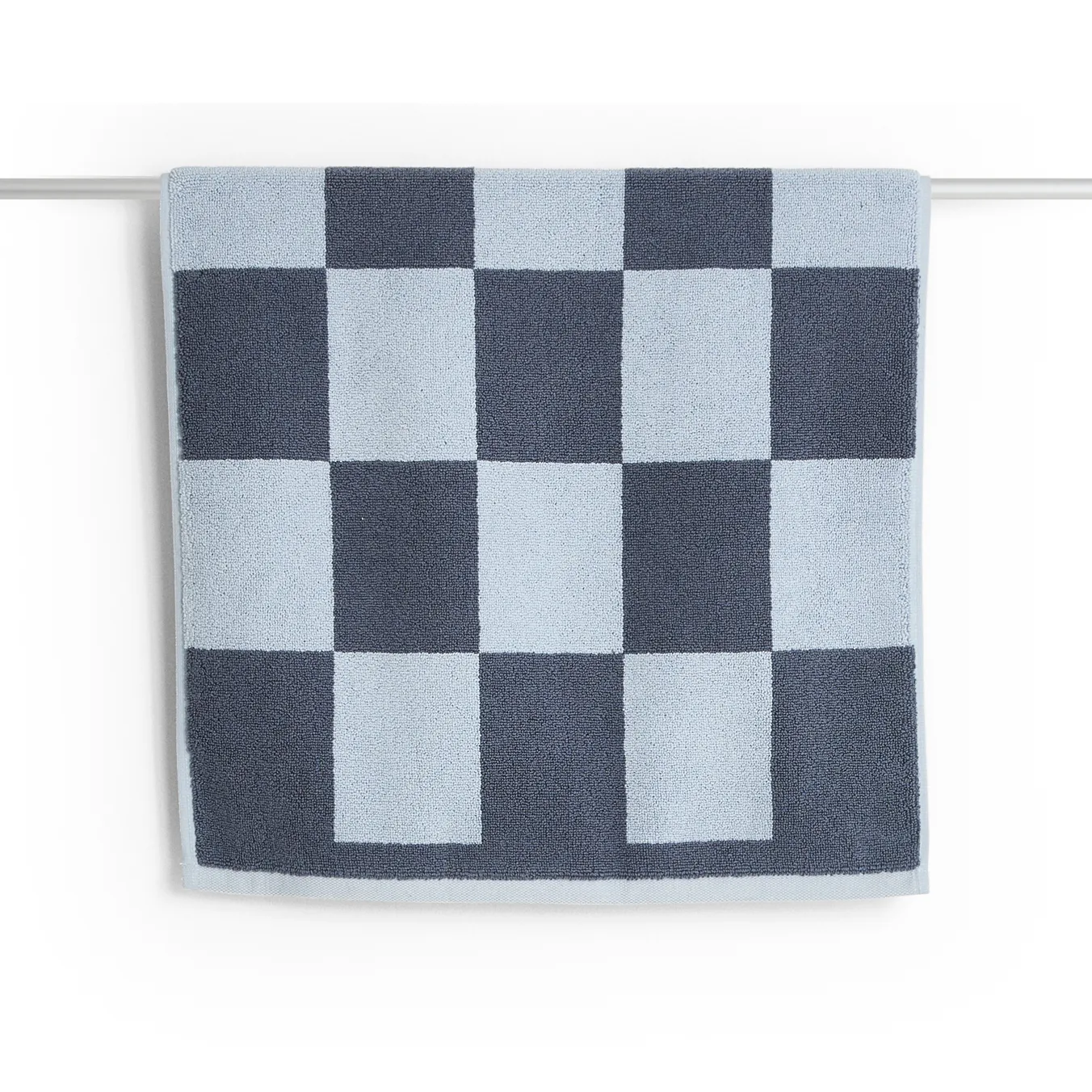 Check badmat 50x90 cm, Steel blue HAY