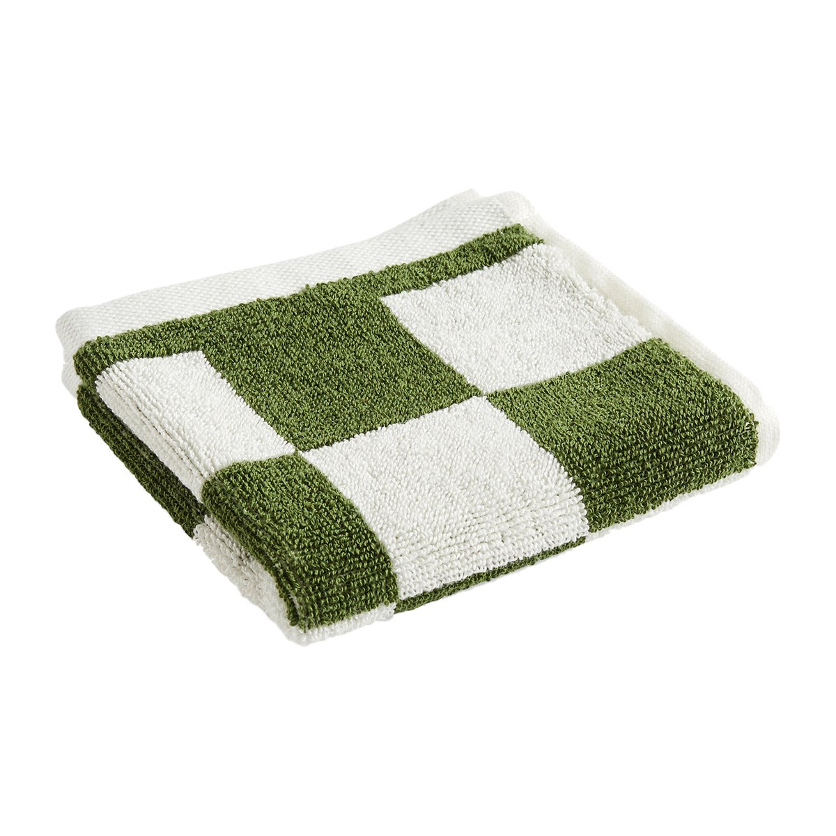 HAY Check handdoek 30x30 cm Matcha | Scandinavisch Interieur | Handdoeken | Bruin