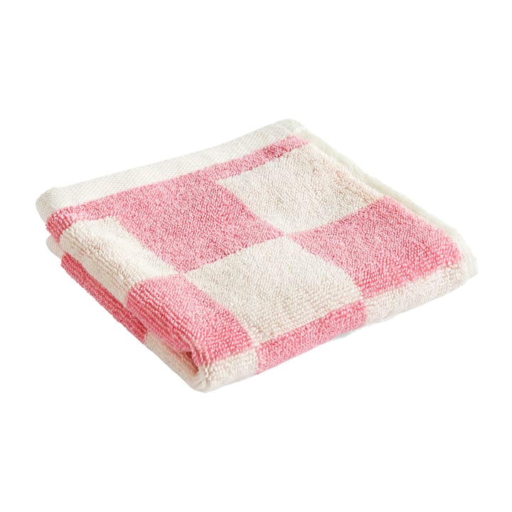 Check handdoek 30x30 cm - Pink - HAY