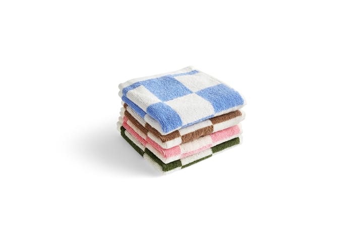 Check handdoek 30x30 cm, Pink HAY